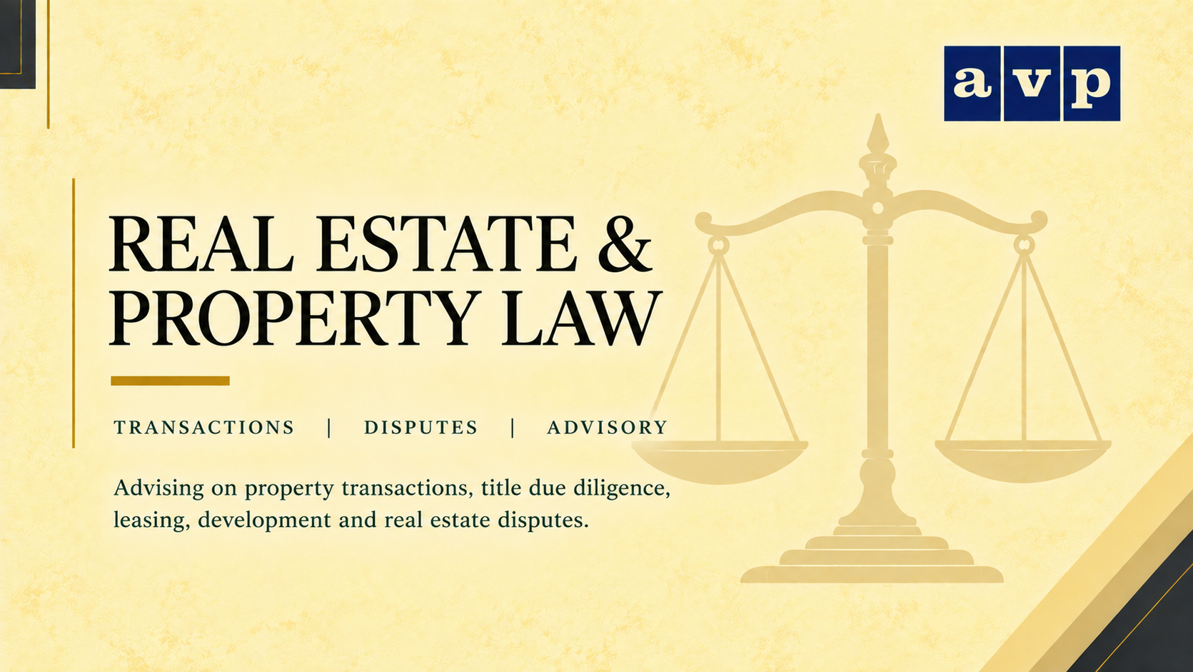 Real Estate & Property Law